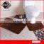 microfiber flannel embossed non slip pvc backing contour bath rug