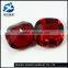 Red Decorative 7x7mm Square Shaped Glass Gems Red Diamond