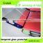 Factory low price!Premium Quality Perfect For samsung s6 Edge blue silk printing 3D 0.21mm superhard 9H tempered glass film scre