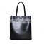Genuine leather folding shopping bag,portable shopping bag