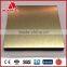 Brushed Gold acp wall panel used for building decorations