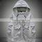 15PKH08 2015 100%poly fleece cardigan zip-up plain thick hoodies