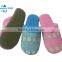 OEM Ladies Indoor Printing Fabric Slipper 2015 Customized Terry Winter High Quality Warm TPR Slippers
