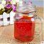Clear Glass Mason Drinking Jars with Colorful Mattel lids Perfect for Picnic and Party Decor and Everyday Use