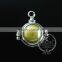 22mm round setting silver platd steam punk blue,orange,green,purple,sky blue and champage ceramic DIY pendant charm 1830068