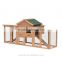 Pawhut 37" Deluxe Nesting Boxes Large Run Wood Chicken Coop Hens House
