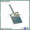 OEM flat buttons LEDs lighting instrument membrane keypad