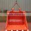 Q345B+NM400 steel excavator heavy duty rock bucket for PC120-5