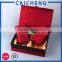 Foldable Round Shape Red Paper Tube Box Paper Tea Box Tea Paper Box
