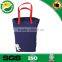  China supplier custom canvas tote bag leather handles