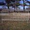 Steel crowd control tube safety road barrier