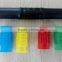 0.6mm-1.2mm thickness 1.9L/h-2.8L/h cylindrical drip irrigation pipe
