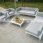 Latest Aluminum Frame Sofa Set PE Wicker Garden Furniture