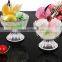 Hot sale elegant ice cream glass cup