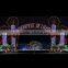 Street garden outdoor custom artificial led christmas decorations light poles