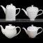 wholesale  online shop china white porcelain tea pot, grace tea ware, coffee pot