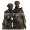 home decor bronze foundry metal craft bronze love letter sculpture