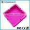 Men's cigratte silicone tray, table ashtray, smart candy color ash plate