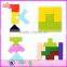 2017 Best design classic building toys wooden tetris game for kids education W14A169