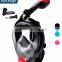 Factory Supply silicone foldable full face diving mask