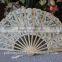 Vintage victorian lace fan for wedding