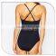 OEM/ODM black young girl sexy fashion bikini one piece swimming suits