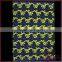 2 colors floral embroidery lace fabric, shining poly plain mesh embroidery fabric