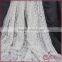 Off-white flower cotton embroidered fabric, mesh fabric lace for dress, blouse, tops