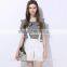 personalized summer ladies short pants suspenders fashion design