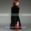 Hot Selling Hig-end Black Long Dress for Ladies2016