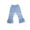 On sale Baby Girls Ruffle Pants,Denim Ruffle Pants