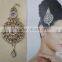 PASSA JHOOMAR SIDE TIKA bindi CRYSTAL BEADS hair accessory