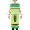 Adult Men's Green Crayon Costume