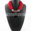 Mix colors alloy heart pendant scarves jewelry custom own pendant costume scarves women wrap necklace scarves