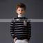 High qulity wool cashmere knitted children's sweater in stripe pattern