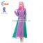 Zakiyyah 801002 Muslim kaftan women slim abaya burqa fashion colorful party dress pictures