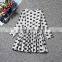 Cotton comfortable latest children dress designs black cat pattern printing stretch dress
