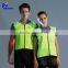 Custom manufacturer glowing reflective led running vest for cyclist