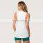 Guangzhou Shandao OEM Wholesale Casual Summer 95% Cotton 5% Spandex Breathable Bulk Quick Dry Fitness Women White Tank Tops