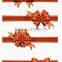 Contemporary hot-sale decoration wine bottle ribbon bow