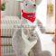 Custom soft kangaroo toy with printing scarf