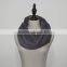 Aqua White stripe gauze lightweight circle infinity endless loop long scarf Breastfeeding circle scarf