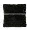 YR148 Mink Fur Pillows with Sheep Leatther/Luxurious Fur Cushion Covers