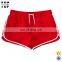 Clothing red swim shorts men beach wear with contrast trim mens swim wear