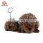 wholesale 10cm plush cute hedgehog soft toy keyring