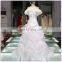 1A336 High Challenge Ruffle Flower White Princess Wedding Dress In Paris Place Wedding House 2016