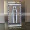 customized acrylic made magnetic floating wine bottle display