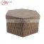 The most popular hexagonal retro woven bamboo decorative pattern storage box