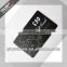 custom private design Laser silver stamping PVC Discount Card vip card business card