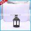 Hot New Products For 2017 Black Metal Glass Candle Holder For Decoration